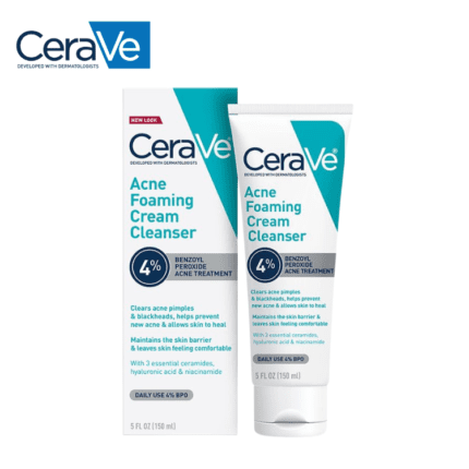 CeraVe Acne Foaming Cream Cleanser
